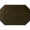 Ekena Millwork Felix Ceiling Medallion, Hand-Painted Green Gold, 25 1/4"W x 17 1/4"H x 1 3/4"P CM25FEGGS - alternate 1